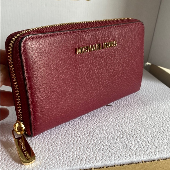 Michael Kors Burgundy Wallet - Picture 3 of 7